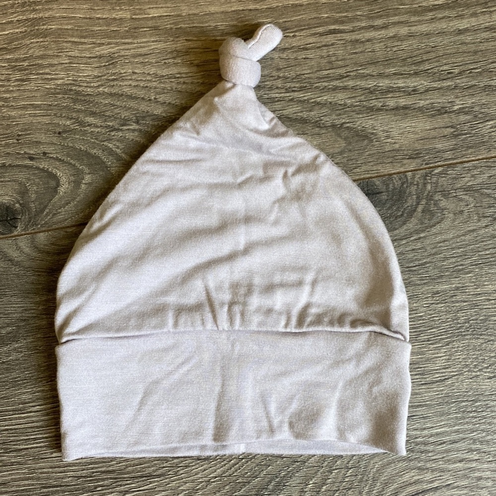 Baby Boy Gray Knotted Hat